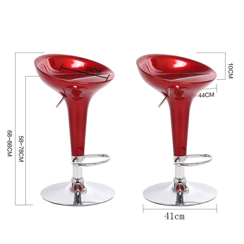 Ghế bar Tulip, ghế quầy bar thu ngân nâng hạ xoay 360 độ cao cấp GB263