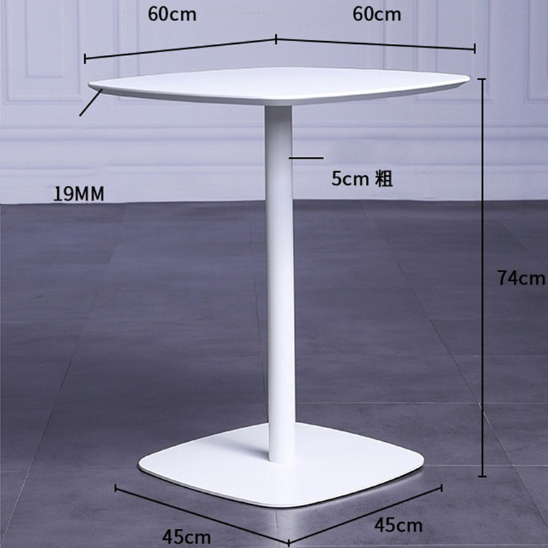 Bàn cafe, nhà hàng chân sắt mặt gỗ đẹp GC422