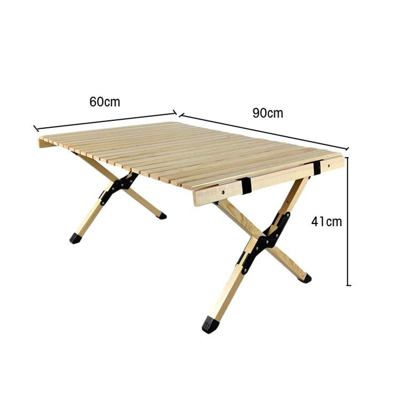 Bàn dã ngoại xếp gọn, bàn ghế cắm trại Pinic gỗ tự nhiên cao cấp GC669