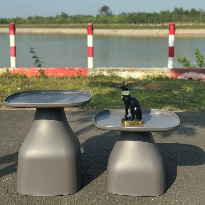 Bàn ghế nhựa đúc nguyên khối nhập khẩu đẹp, cao cấp GC268