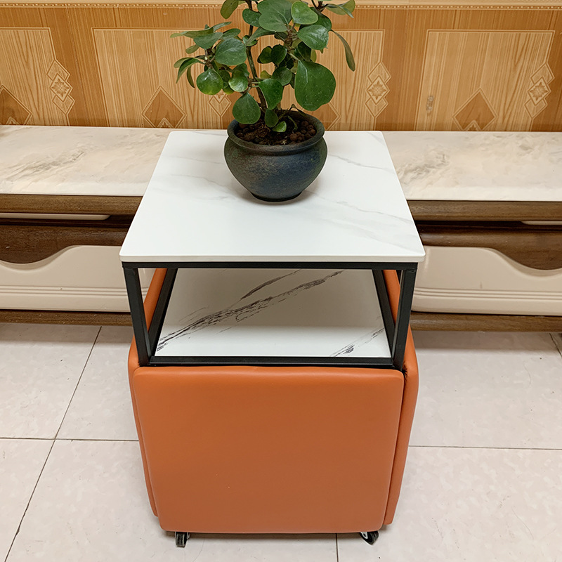 Bộ bàn ghế khối lập phương Rubik xếp gọn thông minh 5 trong 1 GC531