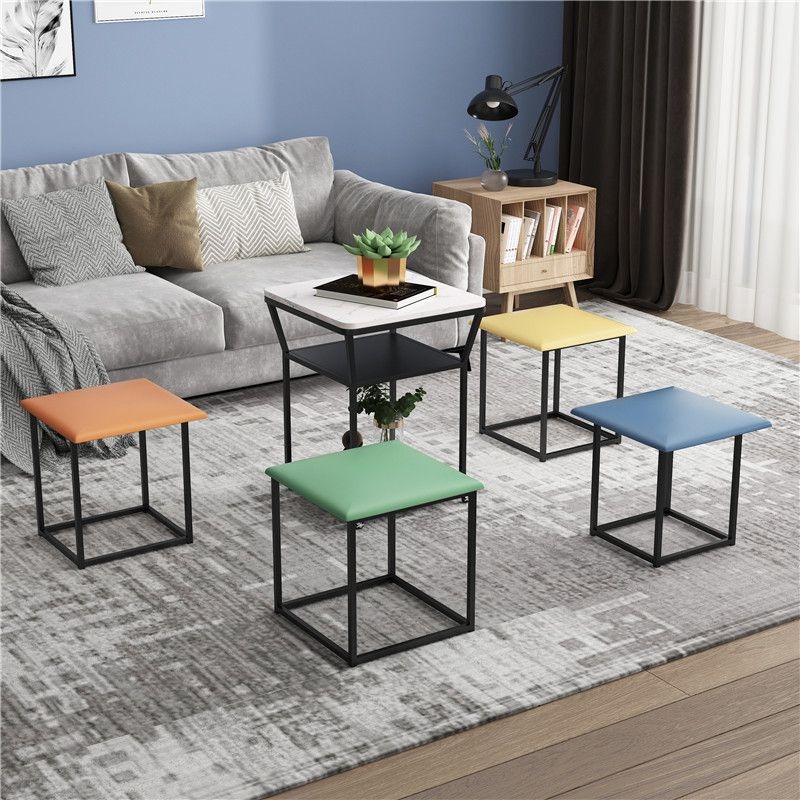Bộ bàn ghế lập phương Rubic xếp gọn thông minh GC523