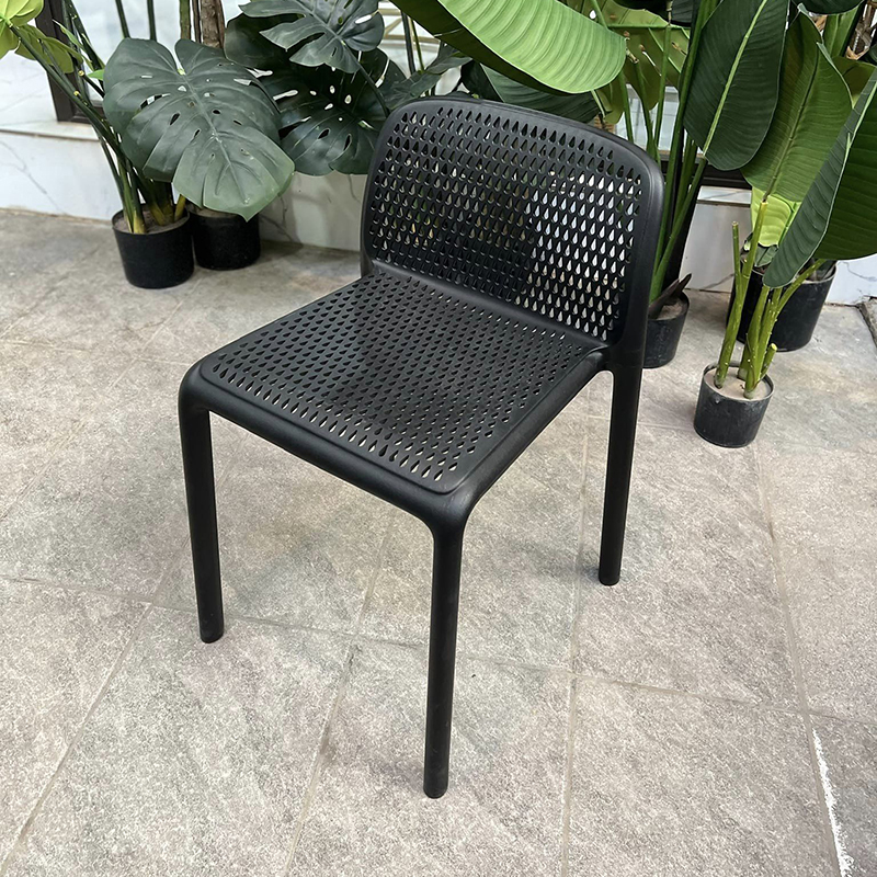 Ghế cafe nhựa đúc nguyên khối có thể xếp chồng GC266