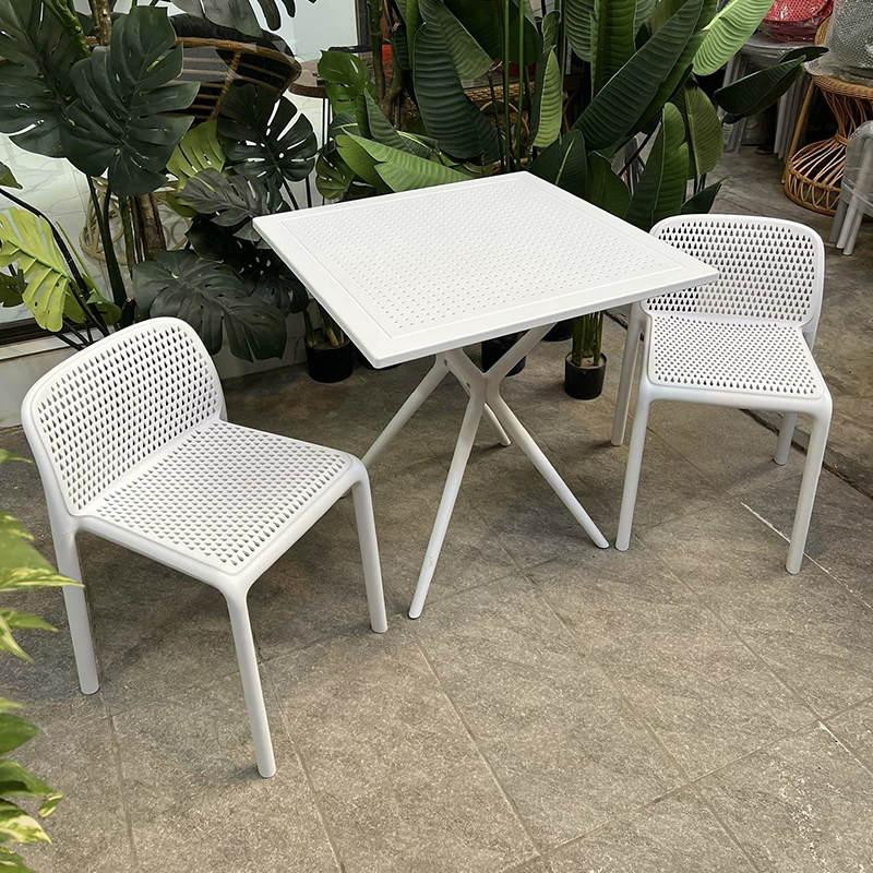 Ghế cafe nhựa đúc nguyên khối có thể xếp chồng GC266
