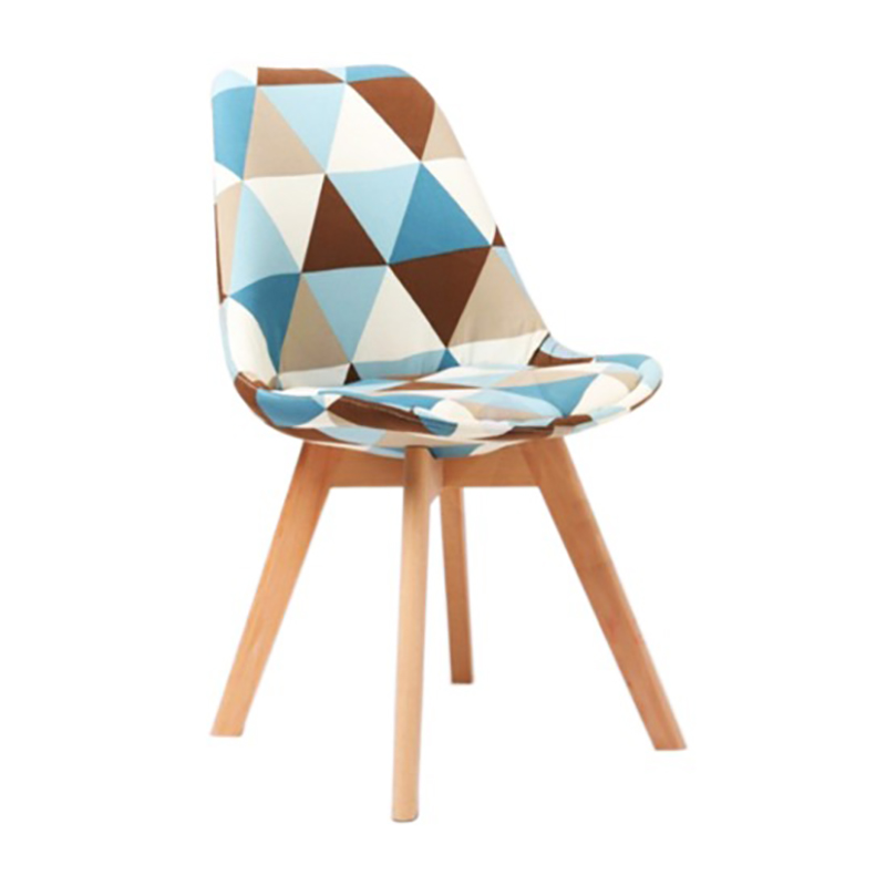 Ghế cafe Paris, ghế Eames đệm bọc vải hoa văn GC703