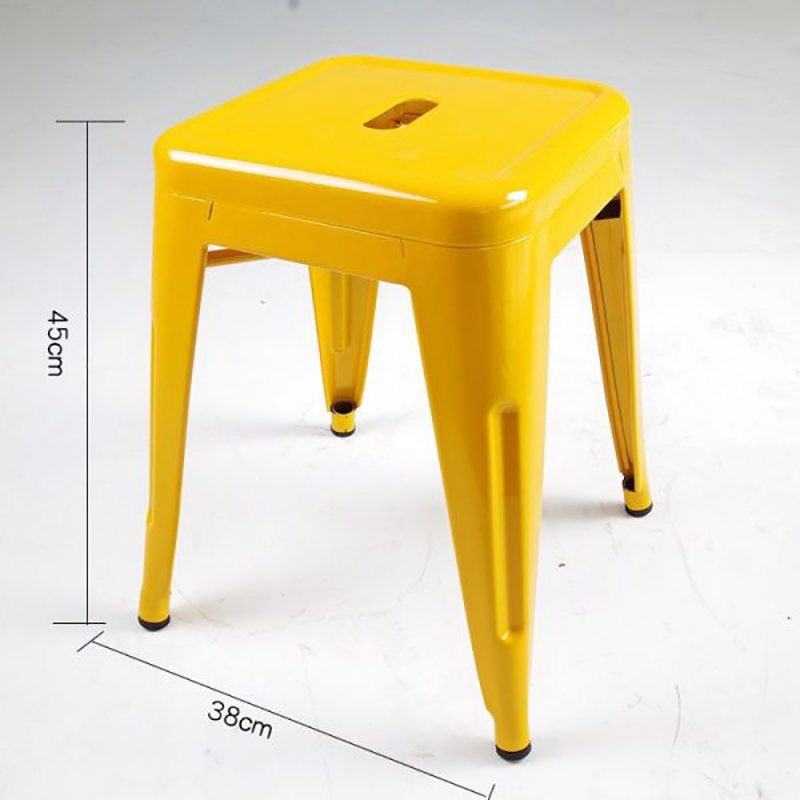 Ghế đôn sắt Tolix Nhập Khẩu cao 45cm nhiều màu GC878