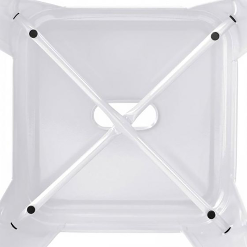 Ghế đôn sắt Tolix Nhập Khẩu cao 45cm nhiều màu GC878