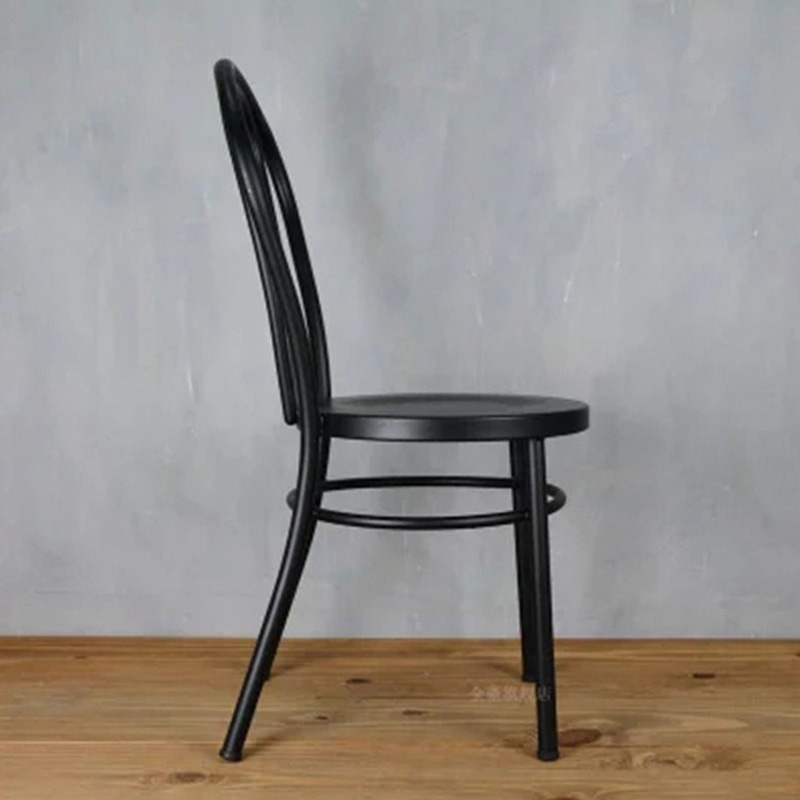 Ghế sắt mỹ thuật Decor con công cho quán cafe, nhà hàng GC991