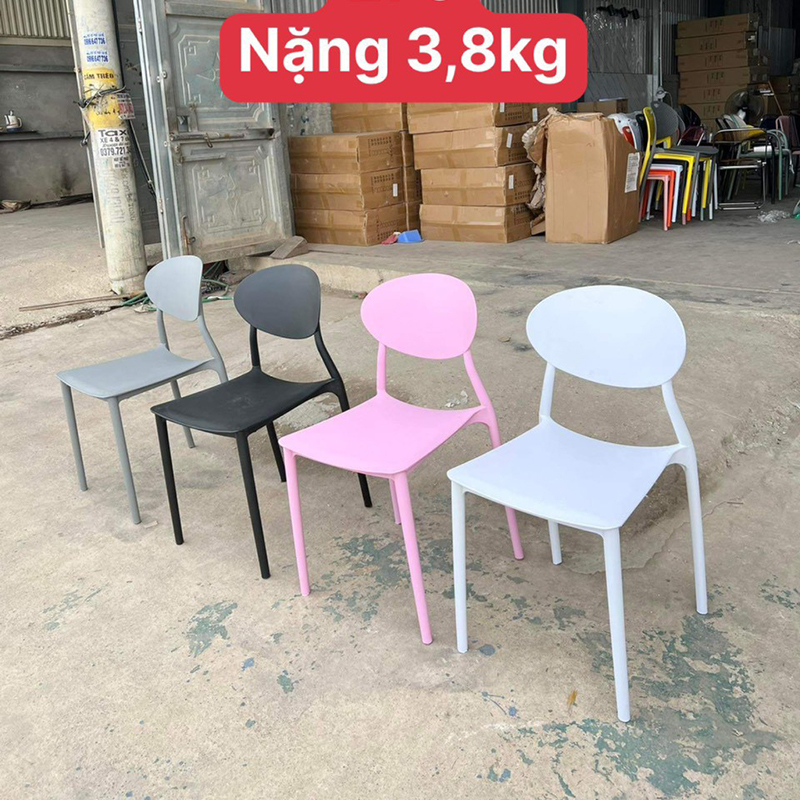 Ghế cafe nhựa đúc cao cấp nhập khẩu hàng có sẵn GC645