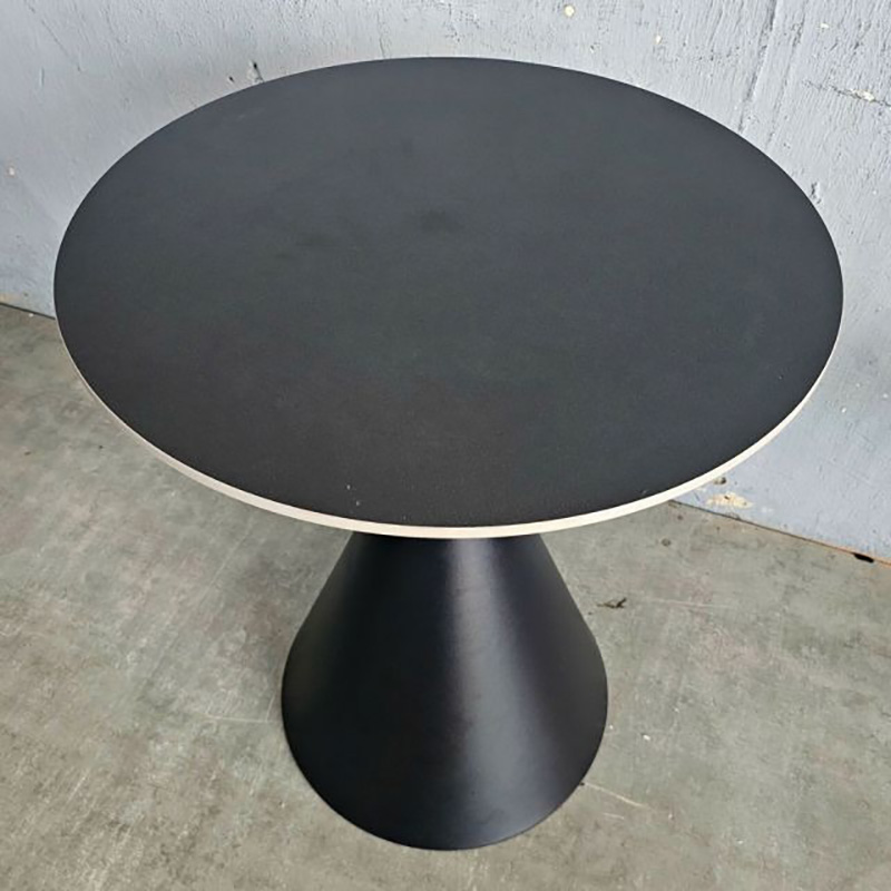 Bàn cafe tròn D60cm mặt đá chân sắt GC503