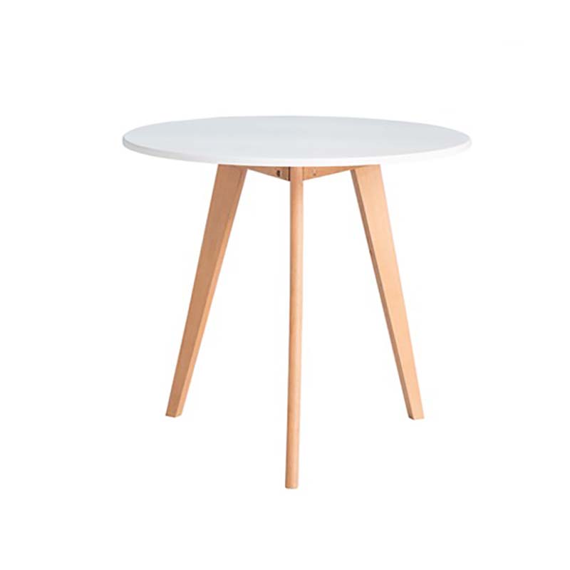 Bàn gỗ cafe mặt tròn 3 chân giá rẻ GC697