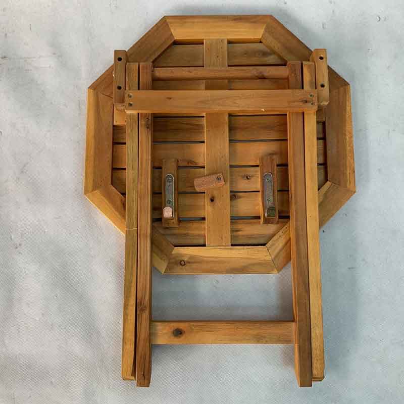 Bàn quán coffee mini gấp gọn hình bát giác GC626