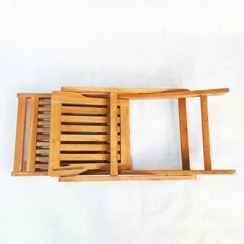 Ghế cafe ngoài trời xếp gọn gỗ tràm giá rẻ GC629