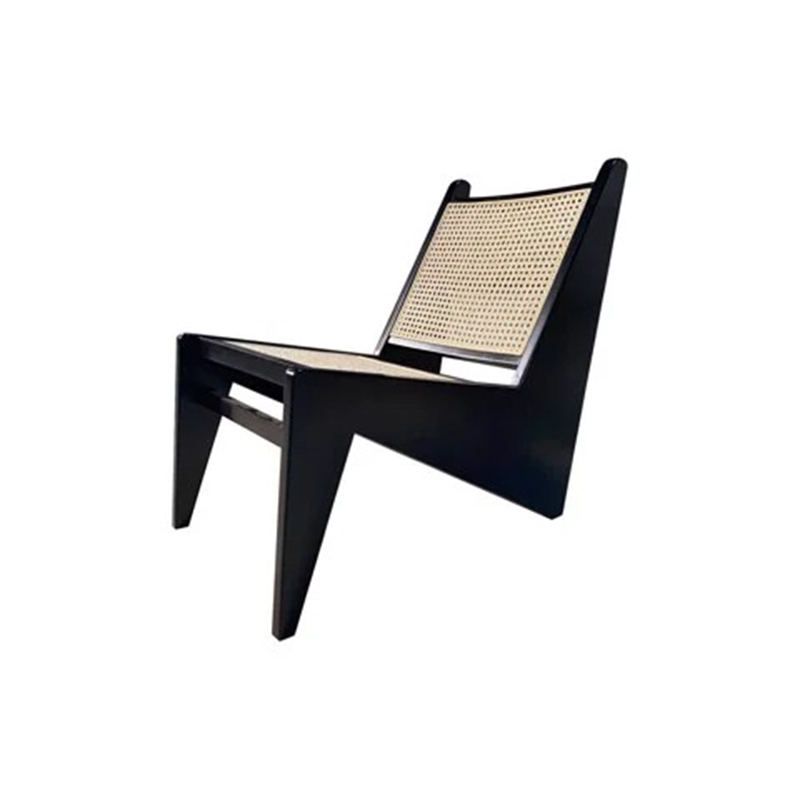 Ghế Kangaroo Lounge Chair khung gỗ lưng mây GC866