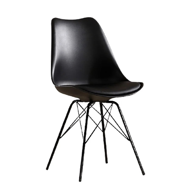 Ghế nhựa Eames mặt đệm chân sắt GC240