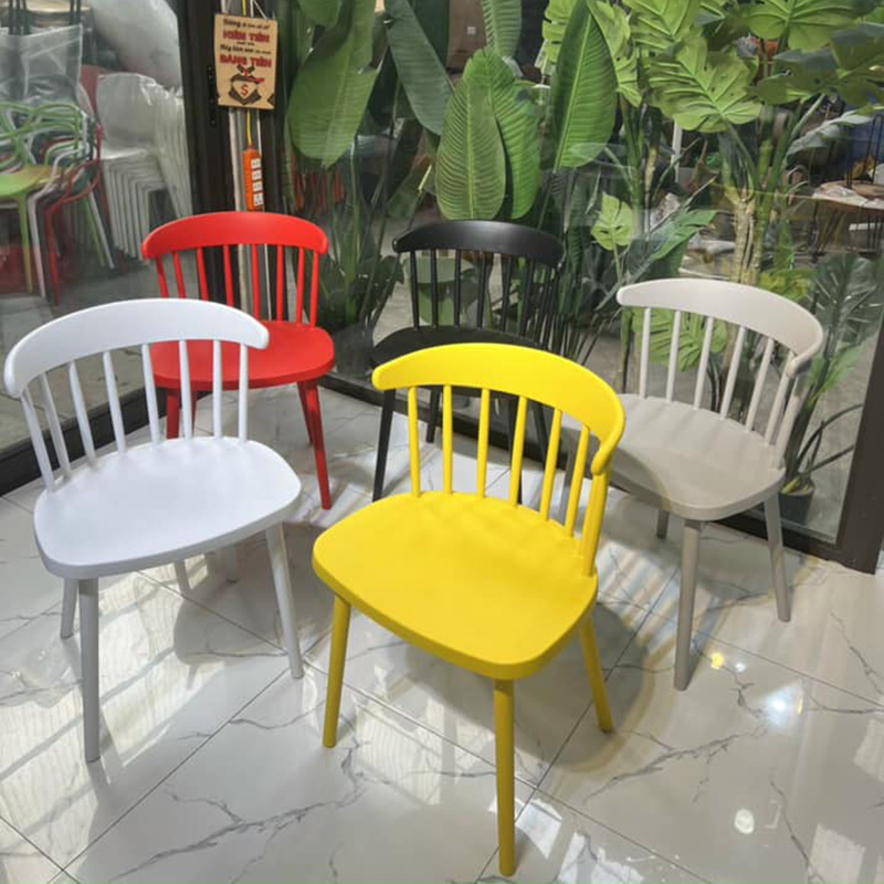 Ghế song tiện phiên bản nhựa đúc cao cấp GC209