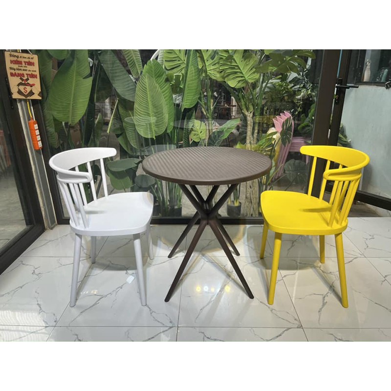 Ghế song tiện phiên bản nhựa đúc cao cấp GC209