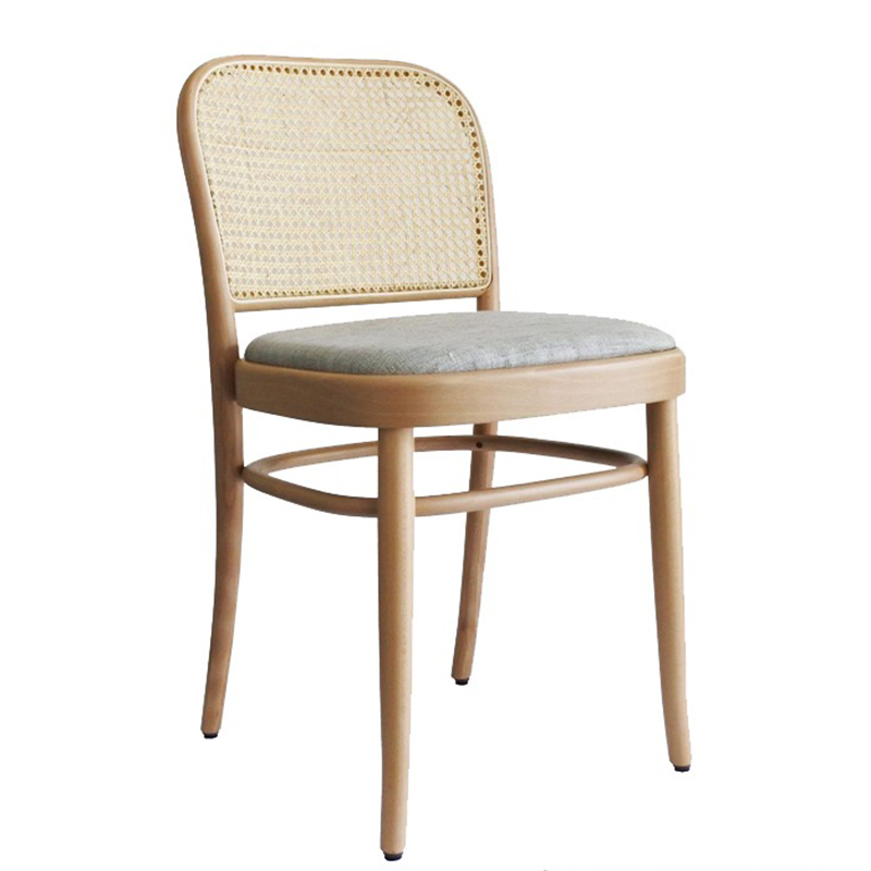Ghế Thonet 811 Chair khung gỗ sồi lưng mây GC666