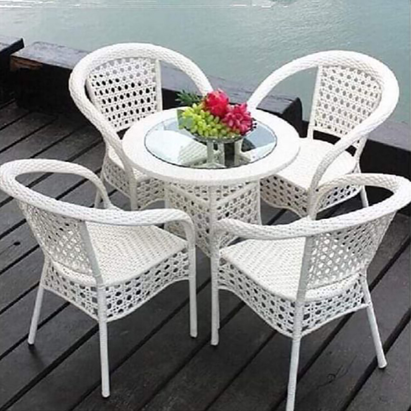 Ghế bành mây nhựa đan mắt cáo cao cấp BM684