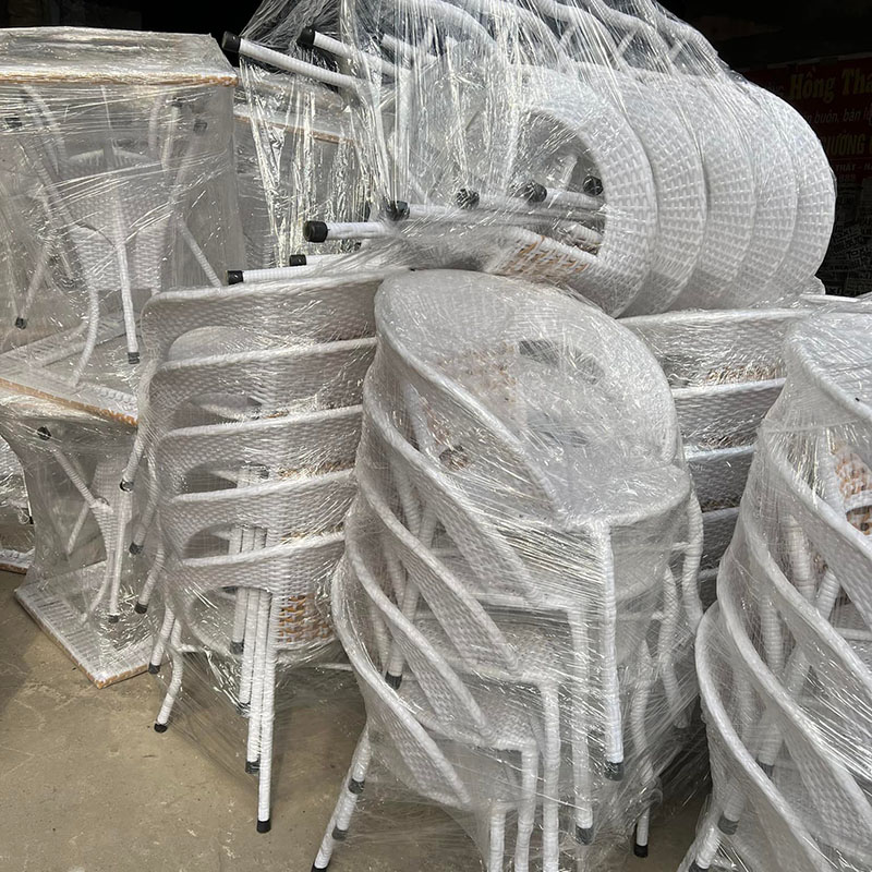 Bộ bàn ghế mây nhựa chất lượng giá tốt BM201