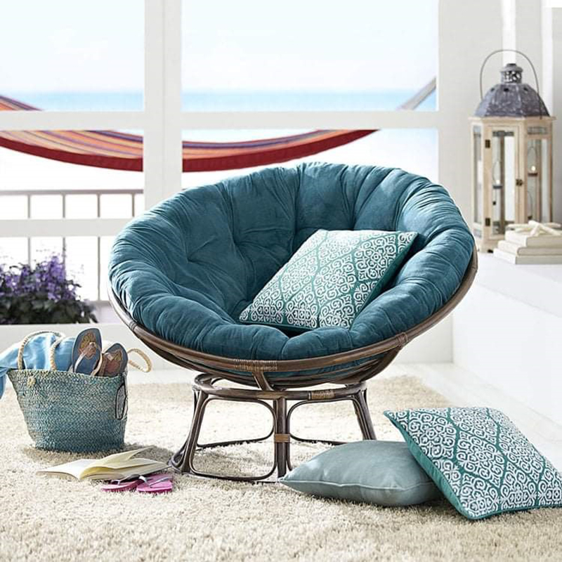 Ghế chảo Papasan thư giãn 100% song mây tự nhiên cao cấp BM579