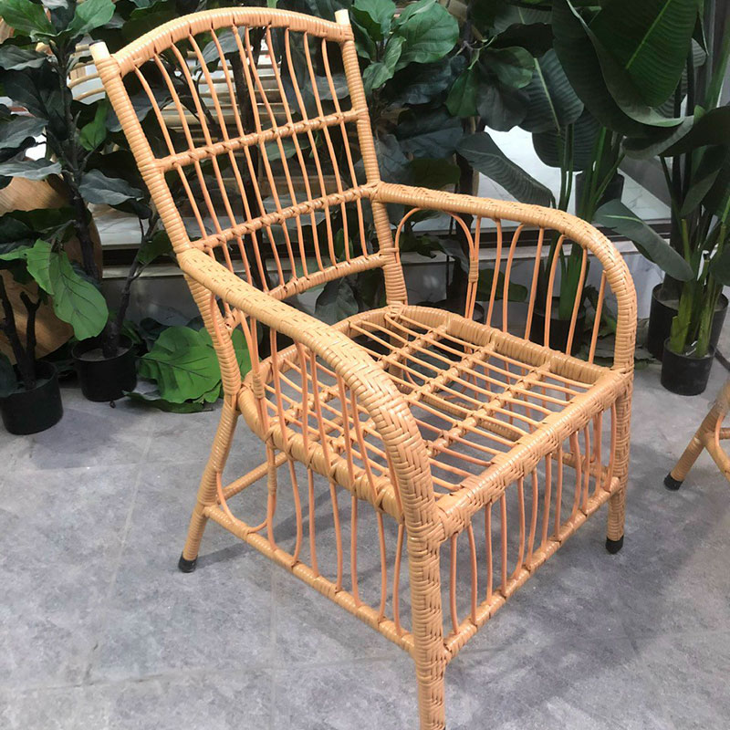 Ghế tay ngài vàng mây nhựa đẹp suất sắc BM957