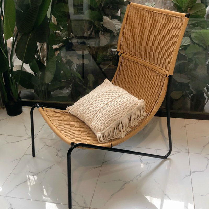Ghế thư giãn song mây đan lưng lưới BM348