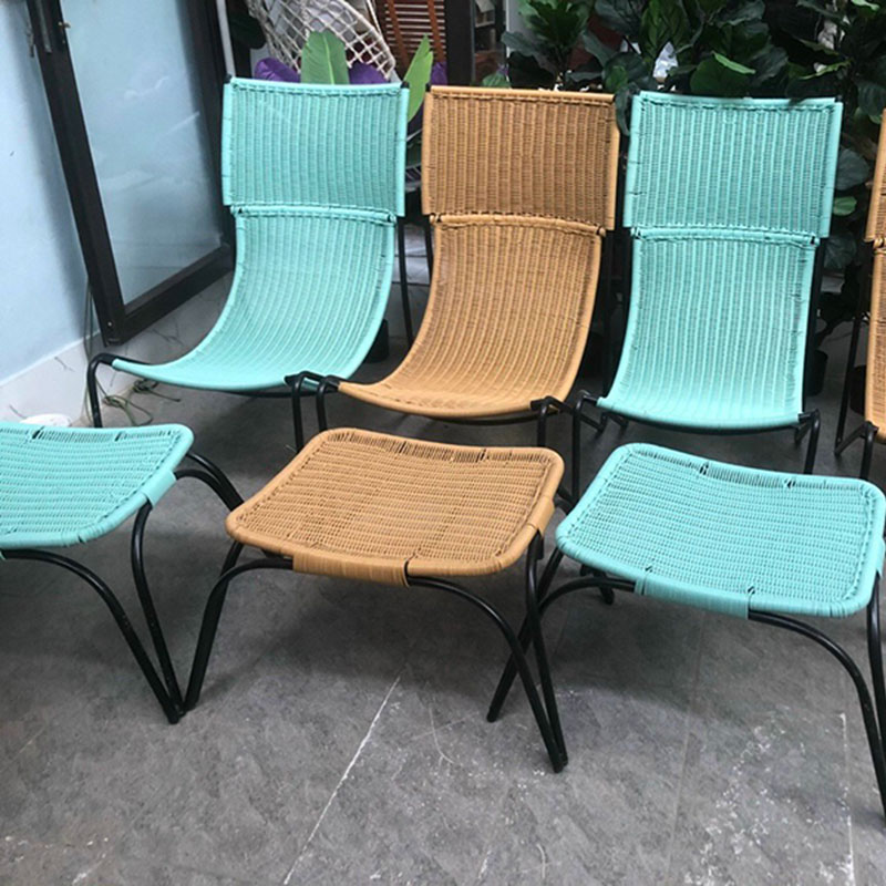 Ghế thư giãn song mây đan lưng lưới BM348