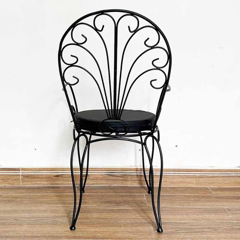 Ghế cà phê sân vườn sắt hoa văn sơn tĩnh điện BS121
