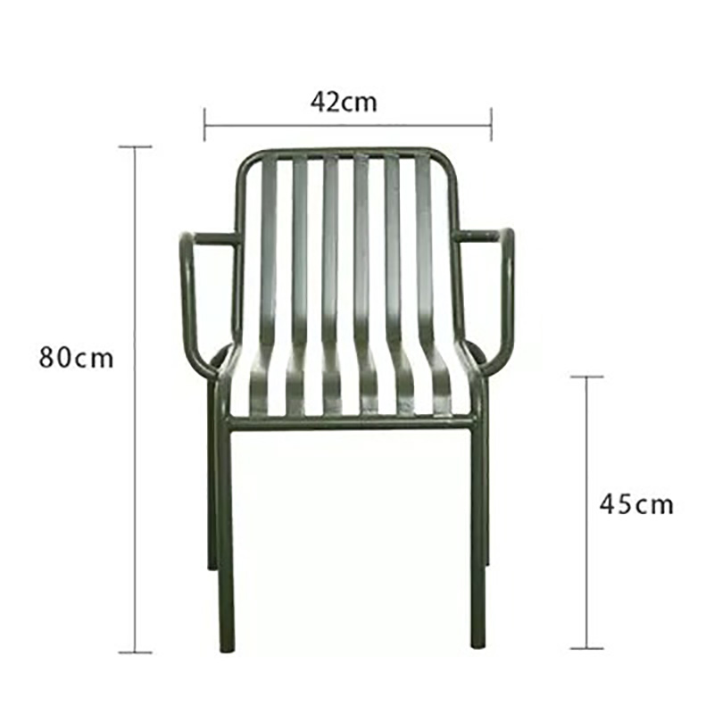 Ghế nan sắt Palisssade Chair sân vườn ngoài trời BS205