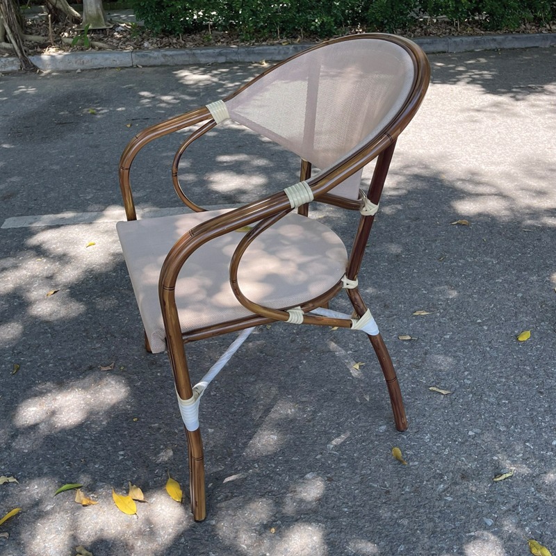 Ghế sân vườn Textilen lưng lưới chống nóng BS206