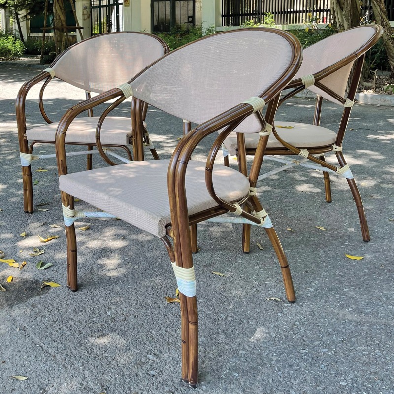 Ghế sân vườn Textilen lưng lưới chống nóng BS206