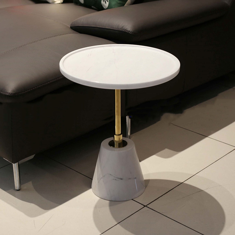 Bàn side tab đá nguyên khối decor biệt thự, villa sang trọng BC214