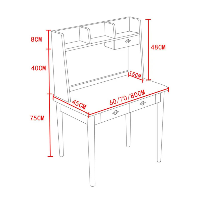 Bàn học cho bé gỗ tự nhiên kiểu dáng nhỏ gọn BH651