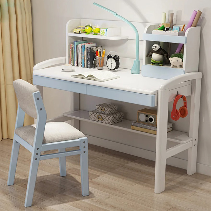 Bàn học sinh tiểu học bằng gỗ sồi tự nhiên BH646