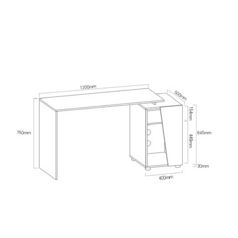 Bàn học tại nhà thiết kế hiện đại với ghế Eames BH366