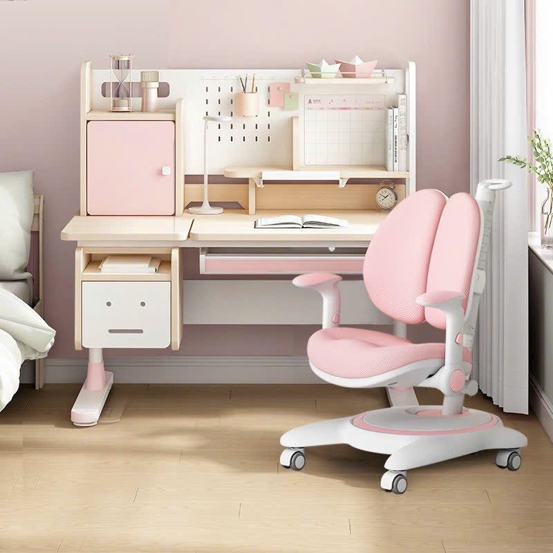 Bộ bàn ghế chống gù chống cận cao cấp cho bé, điều chỉnh tư thế ngồi chuẩn BH223