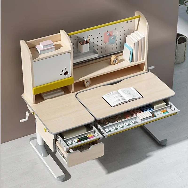 Bộ bàn ghế chống gù chống cận cao cấp cho bé, điều chỉnh tư thế ngồi chuẩn BH223