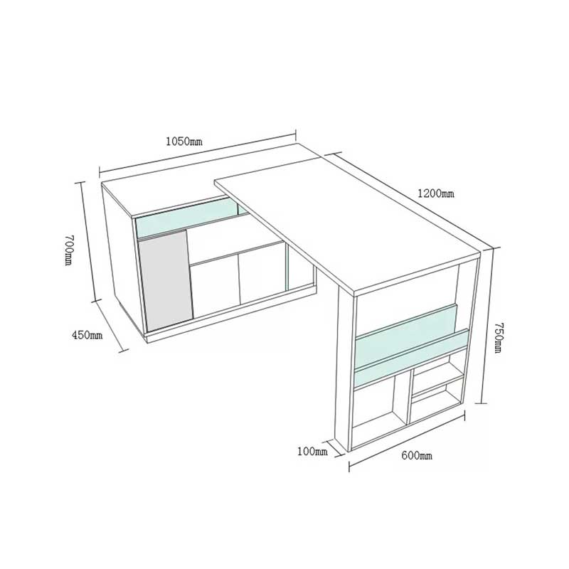 Bàn làm việc thiết kế đẹp ấn tượng mẫu mới BV832