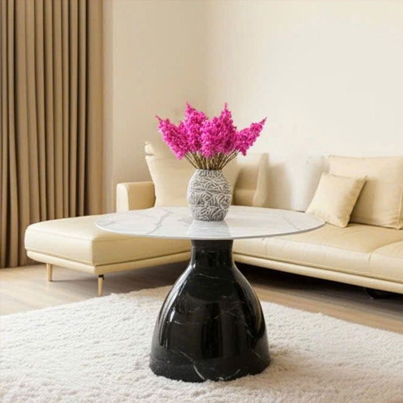 Bàn trà trụ đá Cẩm Thạch nguyên khối đẳng cấp cho không gian sống BT939