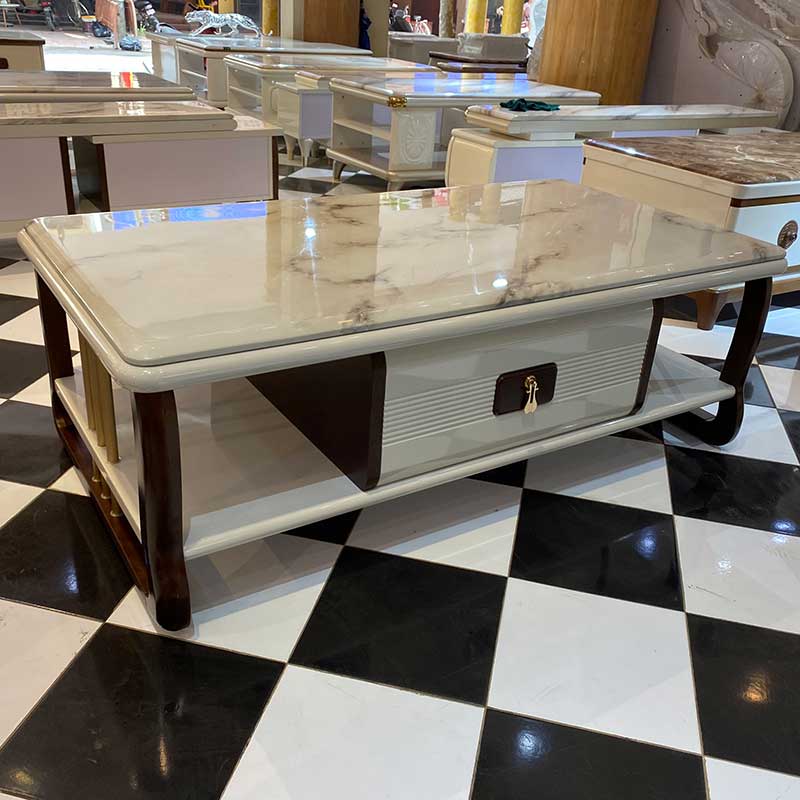 Bàn trà sofa phòng khách mặt đá chống xước BT977