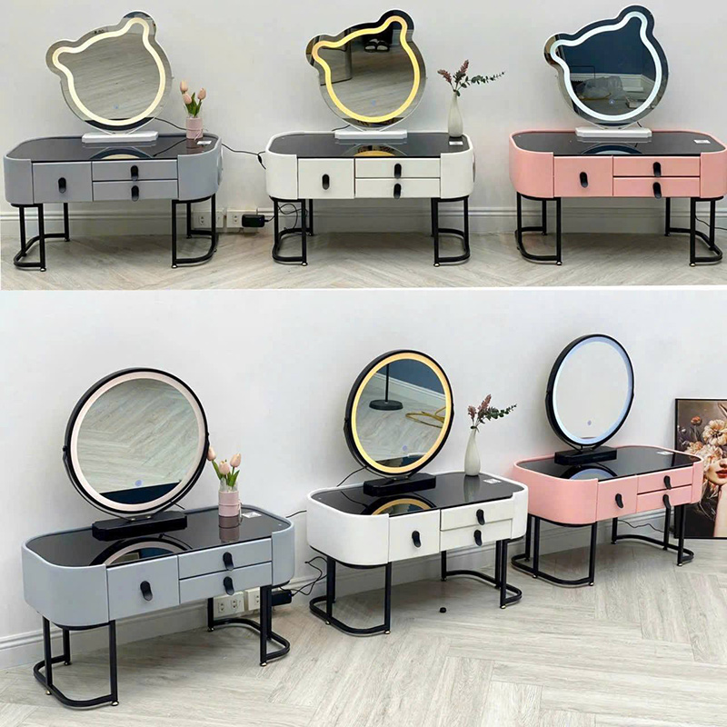 Bàn trang điểm mini ngồi bệt phong cách hiện đại, đẹp tiện nghi BP052