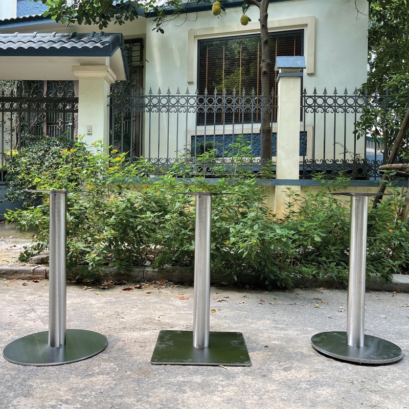 Chân bàn cafe Inox đẹp giá rẻ BB204