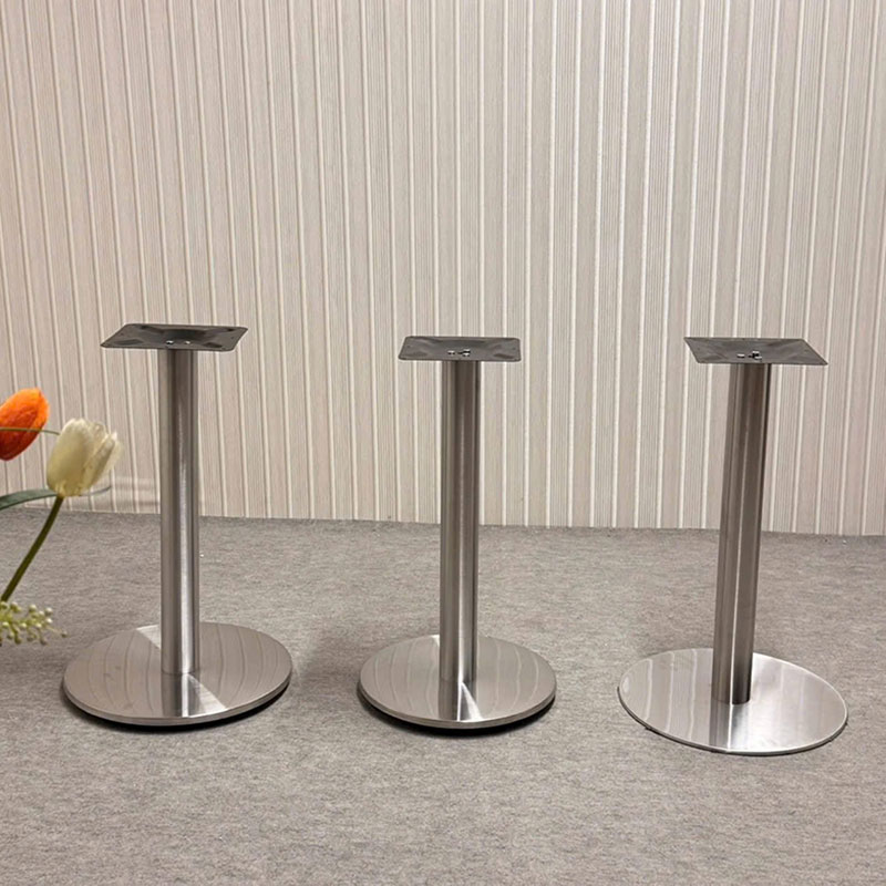 Chân bàn cafe, quán trà sữa Inox đế tròn BB178