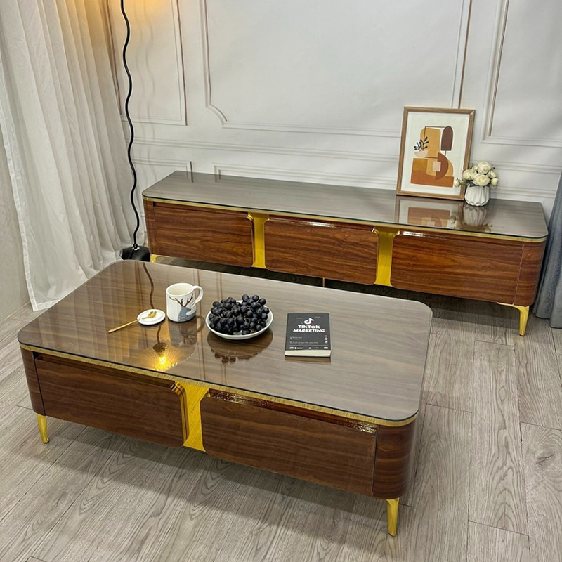 Combo bàn trà kệ tivi mới nhất, giá tại xưởng CT227