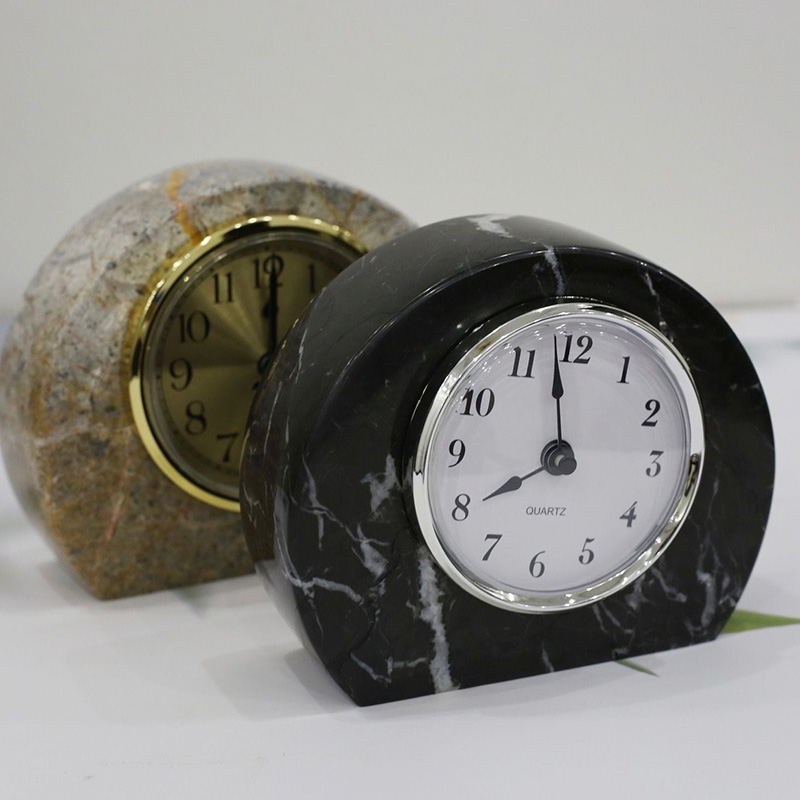 Đồng hồ để bàn đá tự nhiên nguyên khối DC172