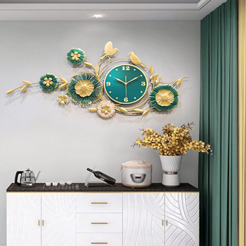 Đồng hồ treo tường nghệ thuật mẫu hoa mã DC162