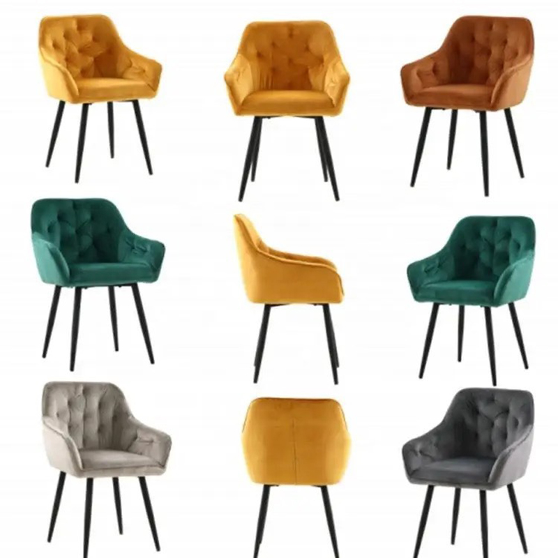 Ghế ăn Lola bọc vải nhung Decor phòng bếp GA637