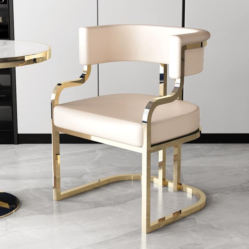 Ghế ăn nhà hàng khách sạn sang trọng đệm da khung hợp kim GA507