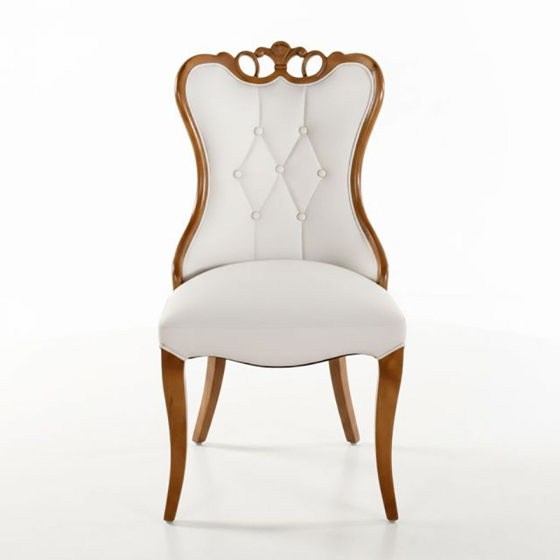 Ghế Nova decor nhà hàng khách sạn gỗ nệm da GA124